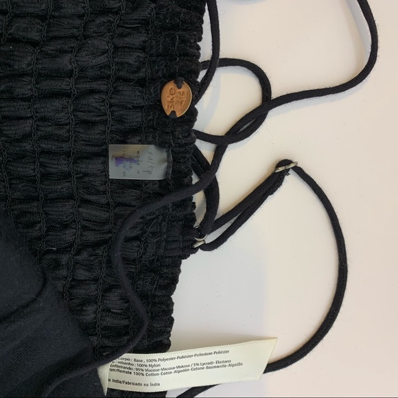 Free People FP One Flocked Velvet Adella Bralette - Picture 6 of 6